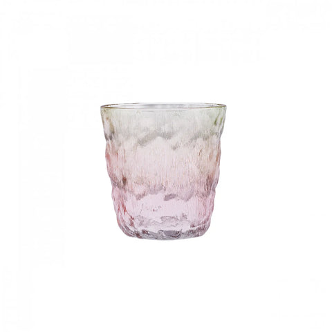 Karaca Glacier Waterglas, Rood Groen, 287 ml