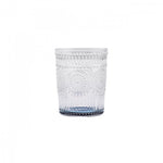 Karaca Sonnenblumen Wasserglas, Blau