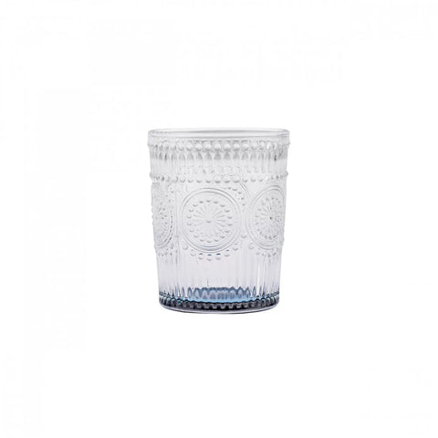 Karaca Sonnenblumen Wasserglas, Blau