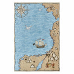 Kaşmir Halı Decoratieve Kunst Kinderen/Jeugd Zee, 80x150 cm