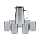Karaca Parma Waterset, 7 Delig, Blauw