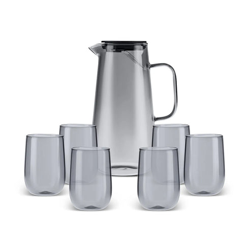 Karaca Parma Waterset, 7 Delig, Blauw
