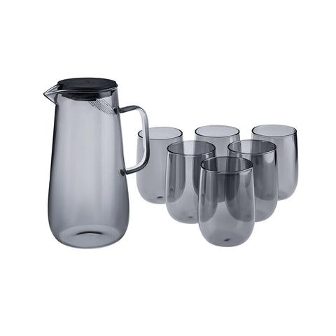 Karaca Parma Waterset, 7 Delig, Blauw