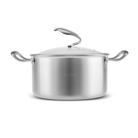 Karaca 5Ply PowerSteel 316+ Kochtopf Set, 7 Teilig