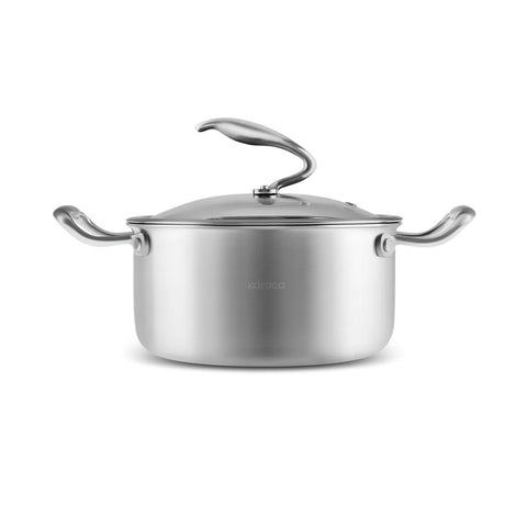 Karaca 5Ply PowerSteel 316+ Kochtopf Set, 7 Teilig