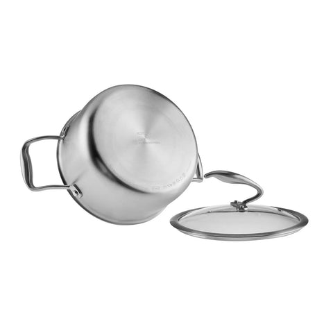 Karaca 5Ply PowerSteel 316+ Kochtopf Set, 7 Teilig