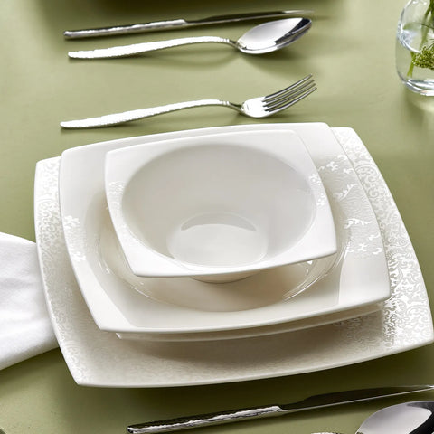 Karaca New Flava 24-delig servies voor 6 personen, porselein