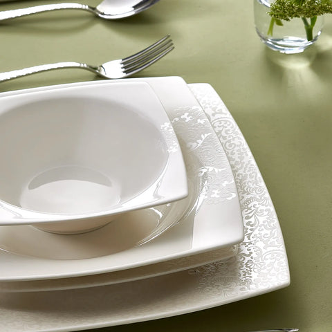 Karaca New Flava 24-delig servies voor 6 personen, porselein