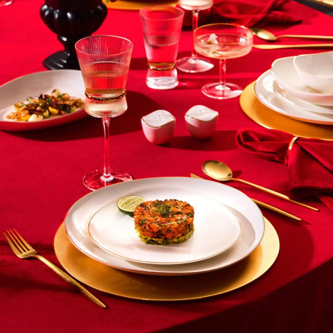 Karaca Red Carpet Collection Middle Streamline 56-delige serviesset voor 12 personen