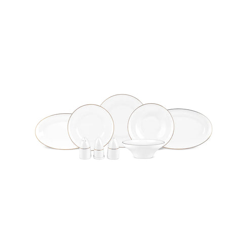 Karaca Streamline Nefeli Gold 12-Persoons Servies, 56-Delig