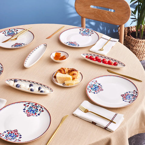 KARACA NAKKAŞ 14 PCS 6 PERSONS BREAKFAST SET