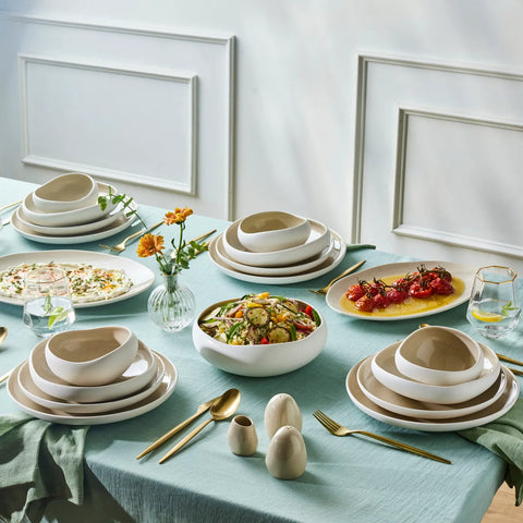 Karaca Streamline Cupid Servies voor 12 personen, 59 Delig, Stoneware