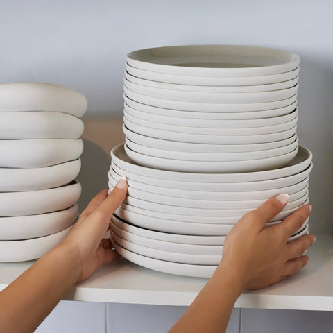 Karaca Streamline Cupid Servies voor 12 personen, 59 Delig, Stoneware