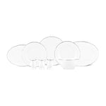 Karaca Tobias Platinum 12 Person Dinnerware Set, 56 Piece
