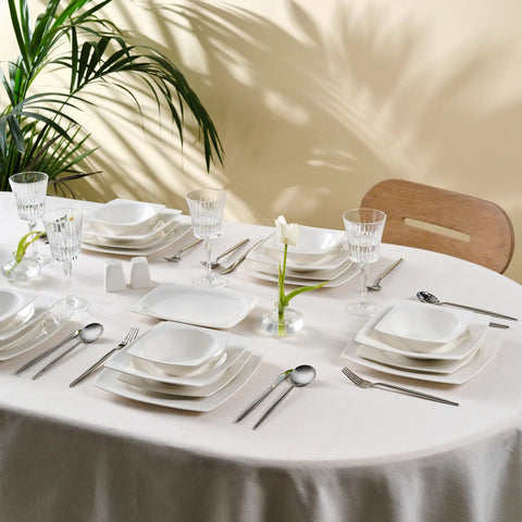 Karaca Vesta White 12-persoons Servies Set, 52-delig