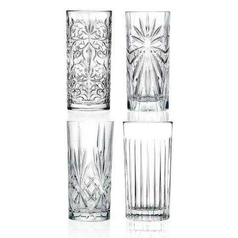 RCR MIXOLOGY 4 LÜ MEŞRUBAT BARDAĞI 350 ML