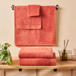 Karaca Home Chandler Modal Washandje, 16 × 22 cm, Koraal