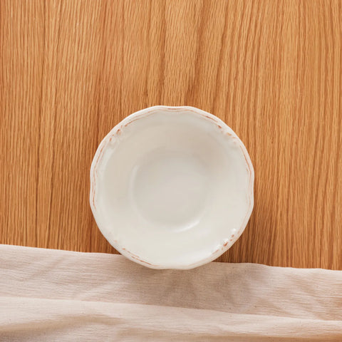 Karaca Elizabeth Ecru Snackschaal, 12 cm