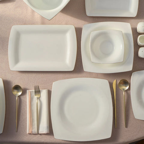 Karaca Dara Gold Fine Pearl 12 Persoons Servies, 58-Delig