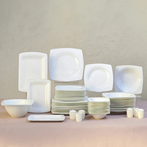 Karaca Dara Platin Fine Pearl 12- Persoons Servies, 58-Delig
