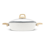 Karaca Swiss Crystal Ondiepe Pot, 30 cm, Crème