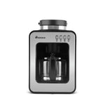 Karaca Grindmaestro Filterkoffiezetapparaat met Ingebouwde Molen, 0,5L, 600W, Inox
