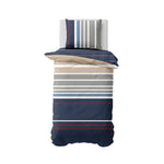 Nautica Bradford Dekbedovertrekset Eenpersoons, 135x200, 80x80