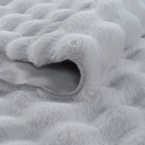 Kaşmir Halı 7/24 Cosy Premium Bubbel Lichtgrijs 80x150 cm