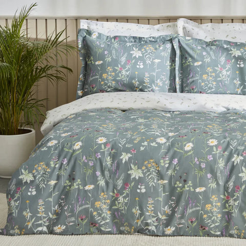 Karaca Home Evergreen tweepersoons dekbedovertrekset, groen