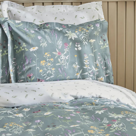 Karaca Home Evergreen tweepersoons dekbedovertrekset, groen