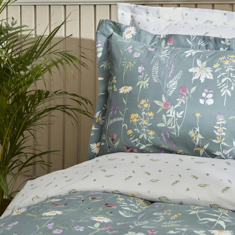 Karaca Home Evergreen tweepersoons dekbedovertrekset, groen
