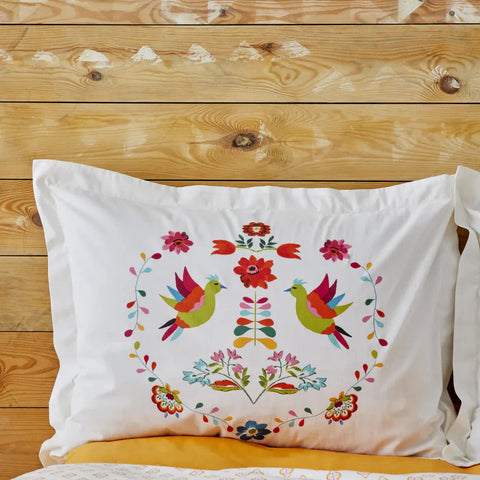 Karaca Home Parlin 100% katoenen eenpersoons dekbedovertrekset