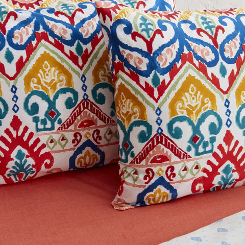 Karaca Home Sarah anderson lionel eenpersoons dekbedovertrekset blauw