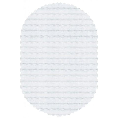 Kaşmir Halı 7/24 Cosy Premium Bubble Wit Ovaal 80x150 cm