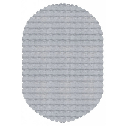 Kaşmir Halı Kashmir Carpet 7/24 Cosy Premium Bubble Gray Oval 100x150 cm