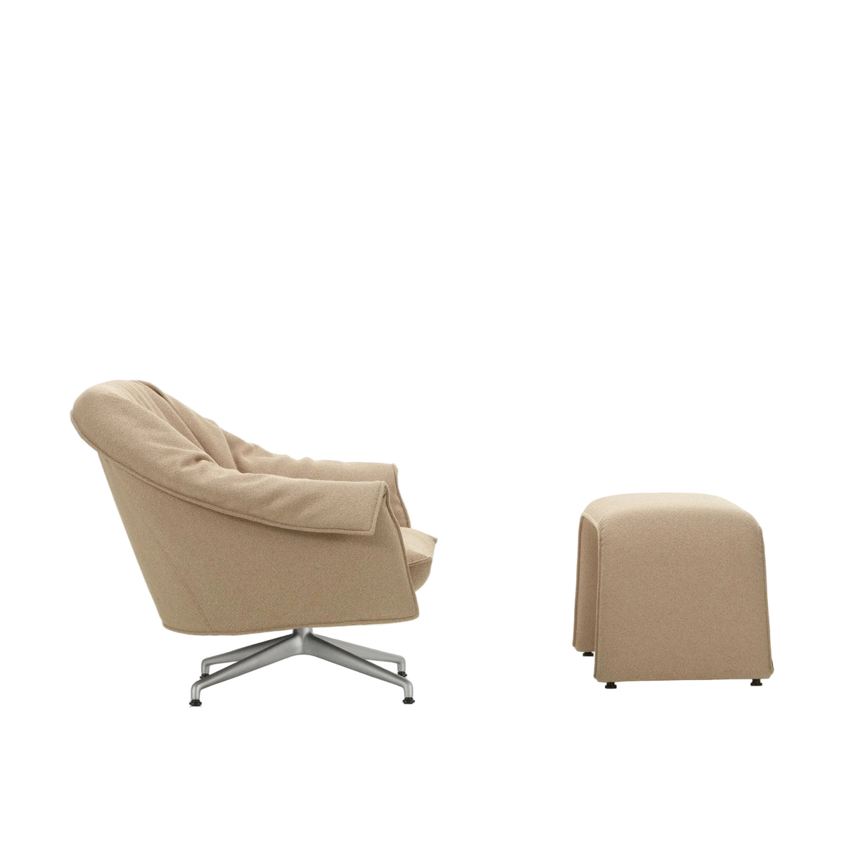Vitra Bascule Lowback Lounge Chair Relax-Sessel niedrig einzeln