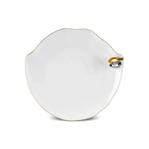Karaca X Müge Anlı Bird-Shaped Golden Cake Plate 21 cm