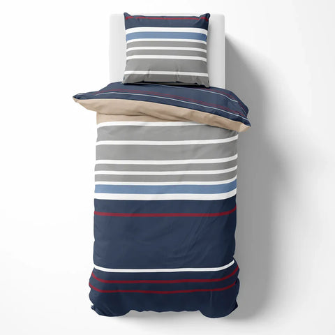 Karaca Home Nautica bradford eenpersoons dekbedovertrekset