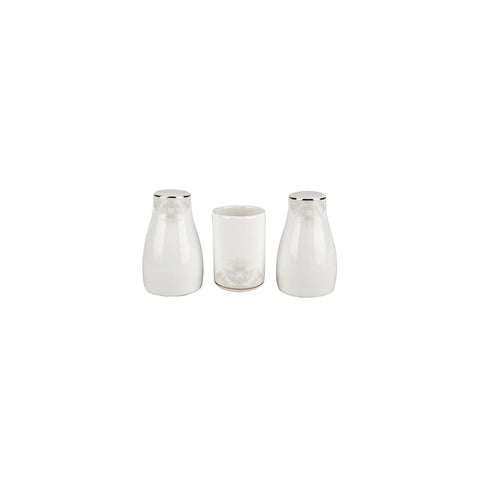 Karaca Siena 56-Delig New Generation Bone Eetservies met Gouden Rand voor 12 Personen