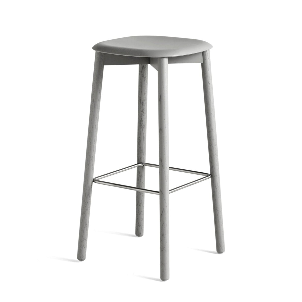 Hay Soft Edge 82 Barhocker – Sitz Sperrholz Gestell Eiche Massivholz