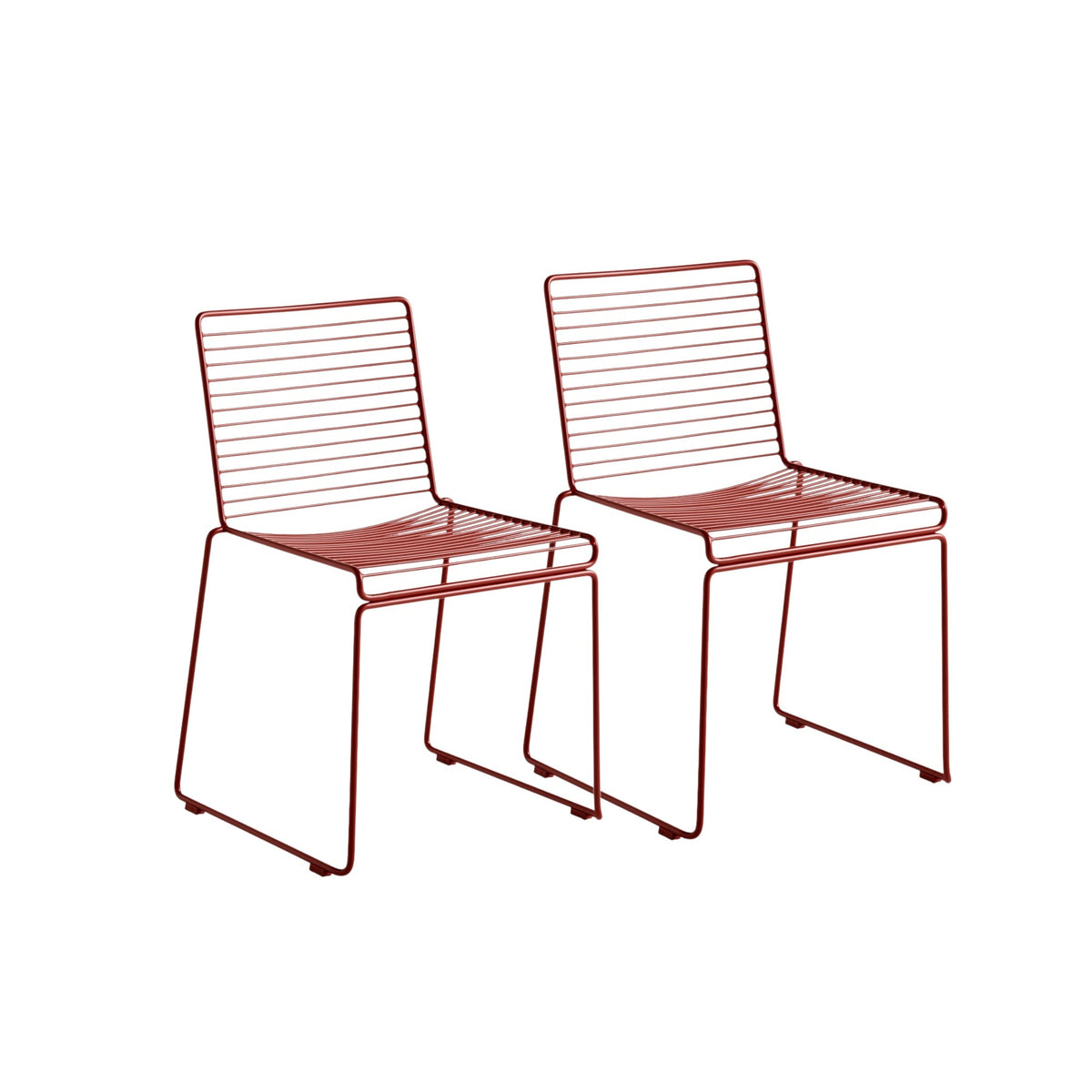 Hay Hee Dining Chair Stuhl Stahl In- & Outdoor 2er Set stapelbar