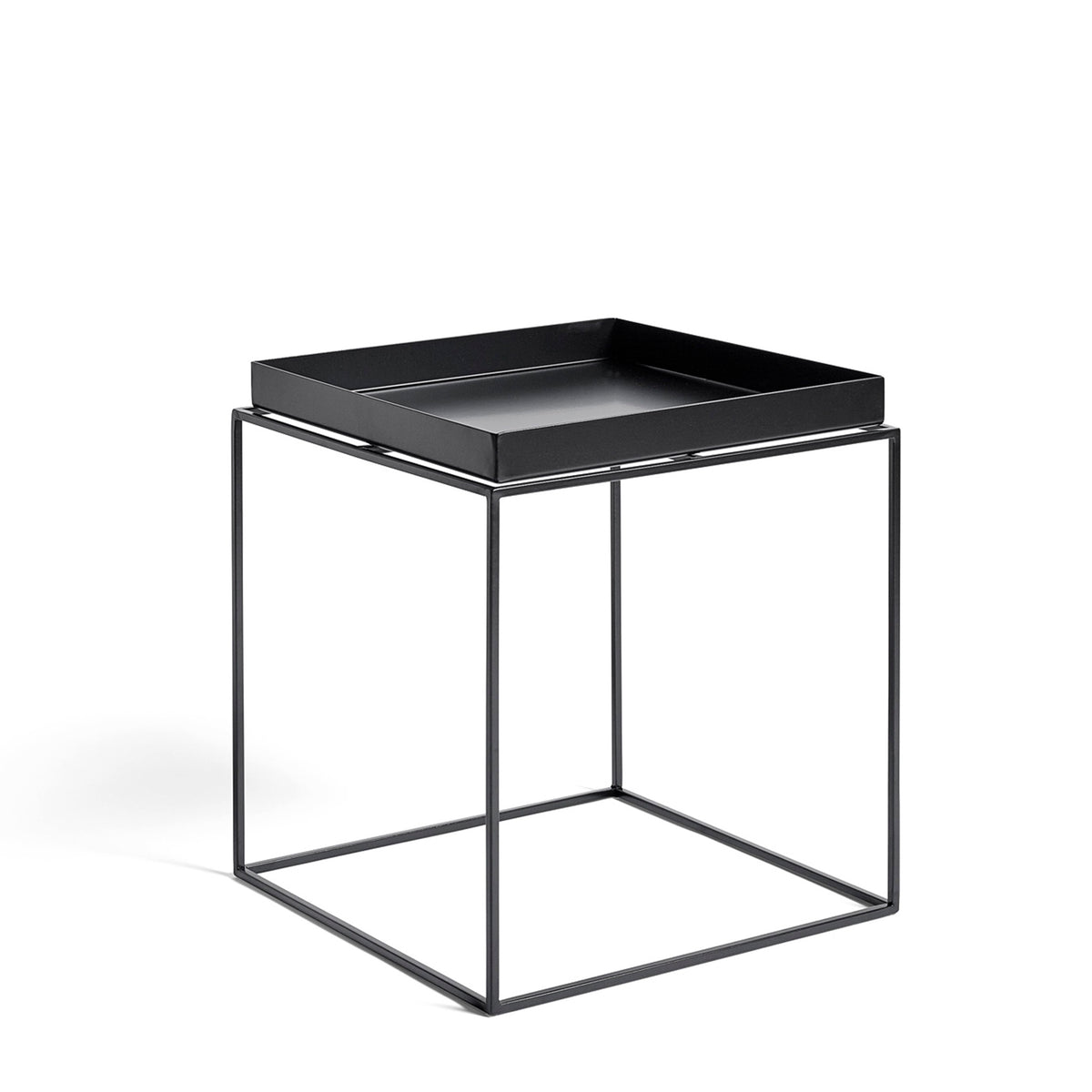 HAY Tray Table M Beistelltisch medium aus Metall Tablett abnehmbar