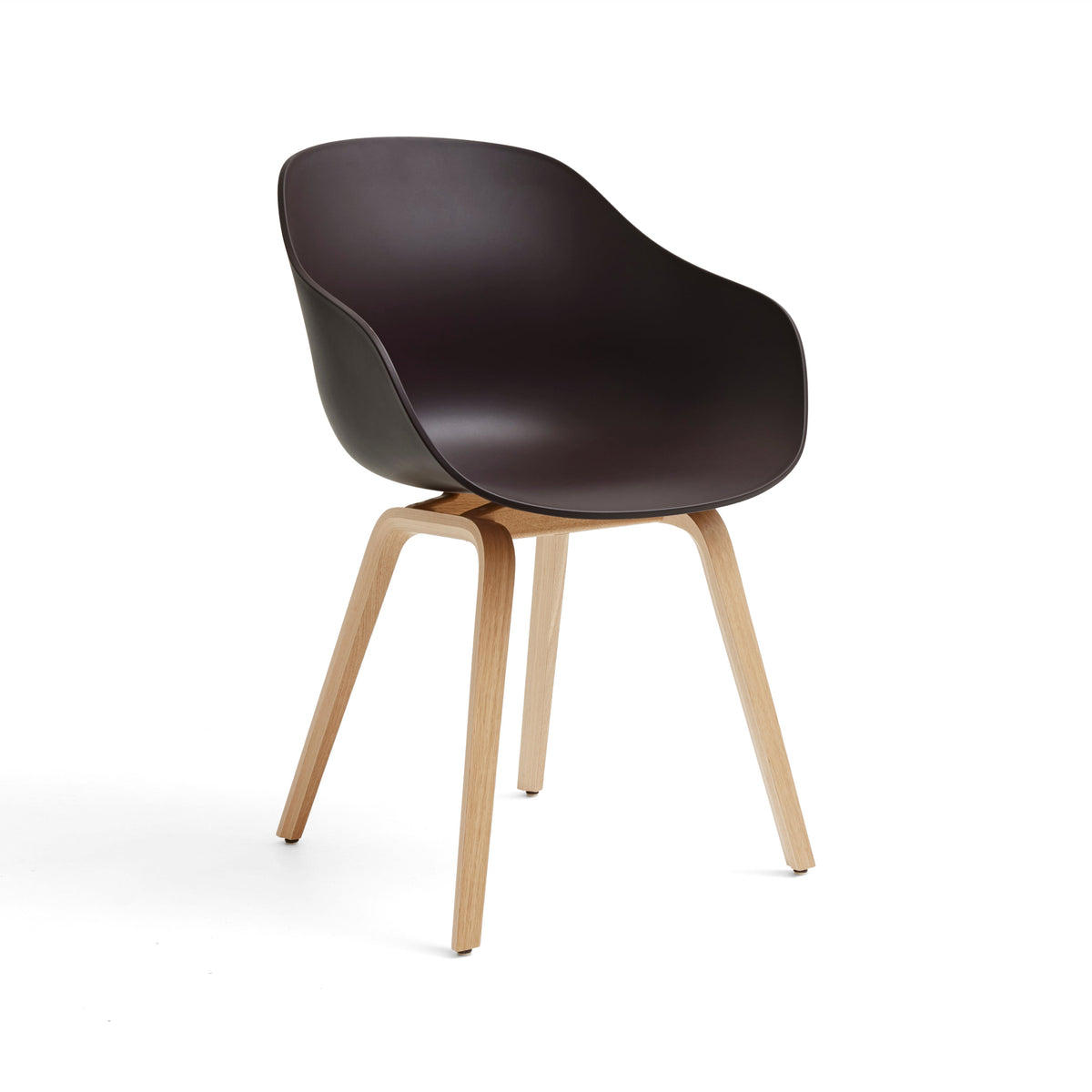 HAY About A Chair AAC 222 Armlehnstuhl Kunststoff Gestell 4-Fuß Sperrholz
