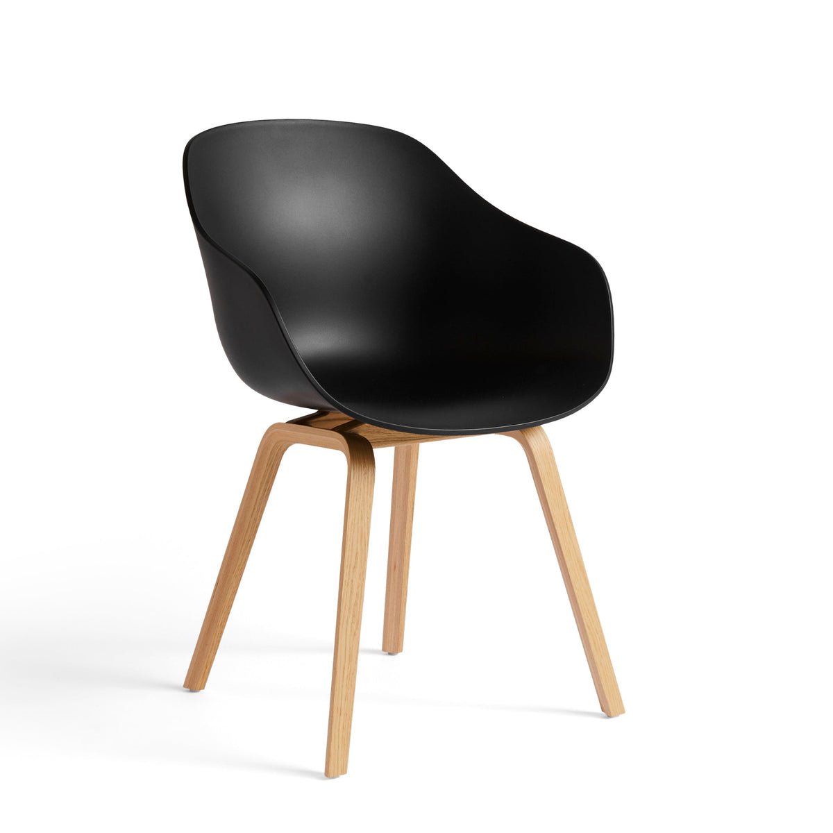 HAY About A Chair AAC 222 Armlehnstuhl Kunststoff Gestell 4-Fuß Sperrholz