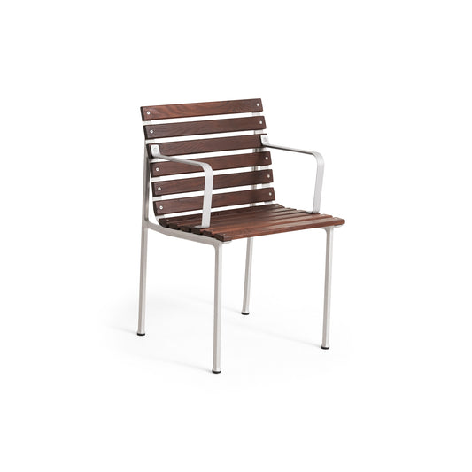 HAY Traverse Armchair Outdoor Armlenenstuhl Esche geölt / Aluminium