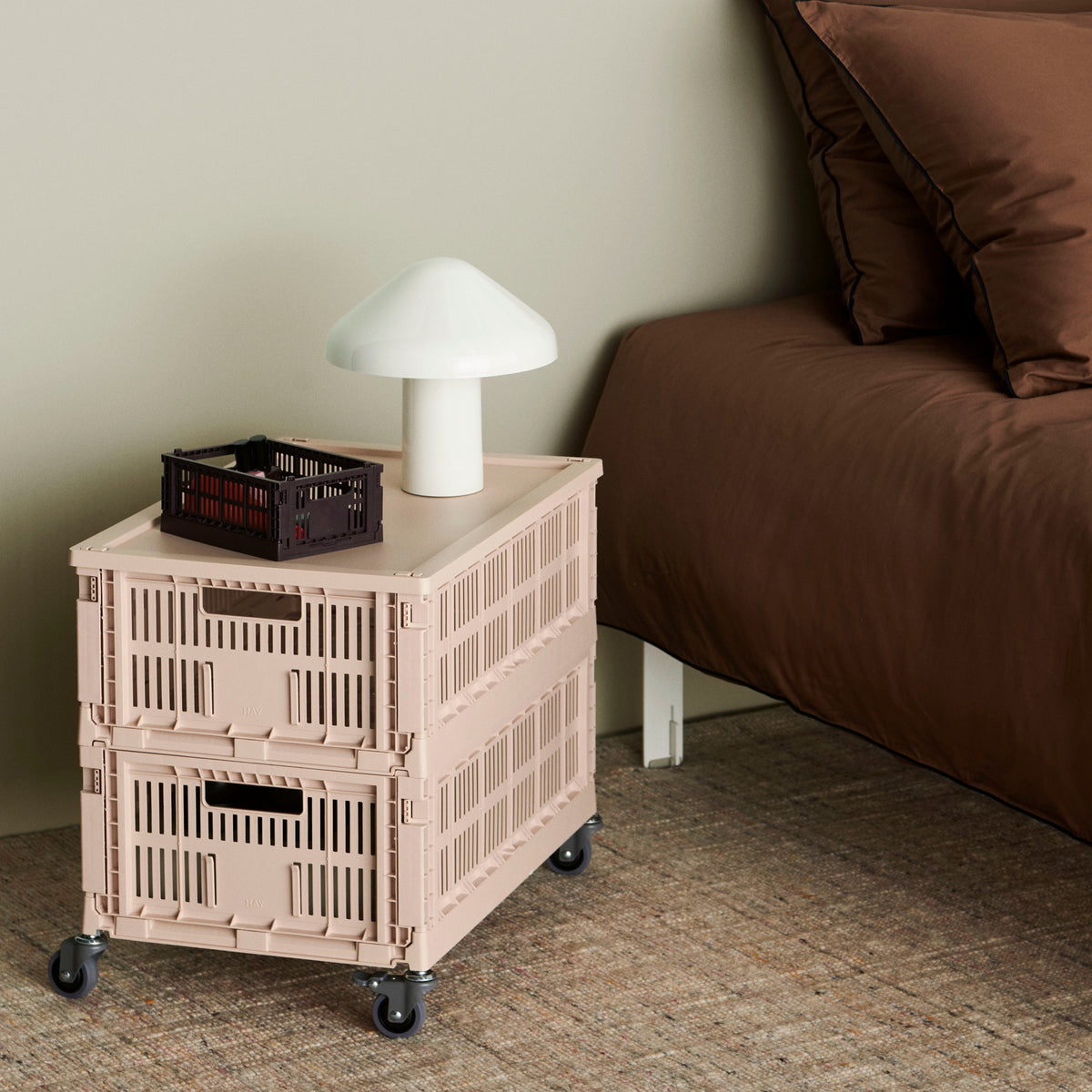 HAY Color Crate Korb Klapp-Box L large Kunststoff recycelt
