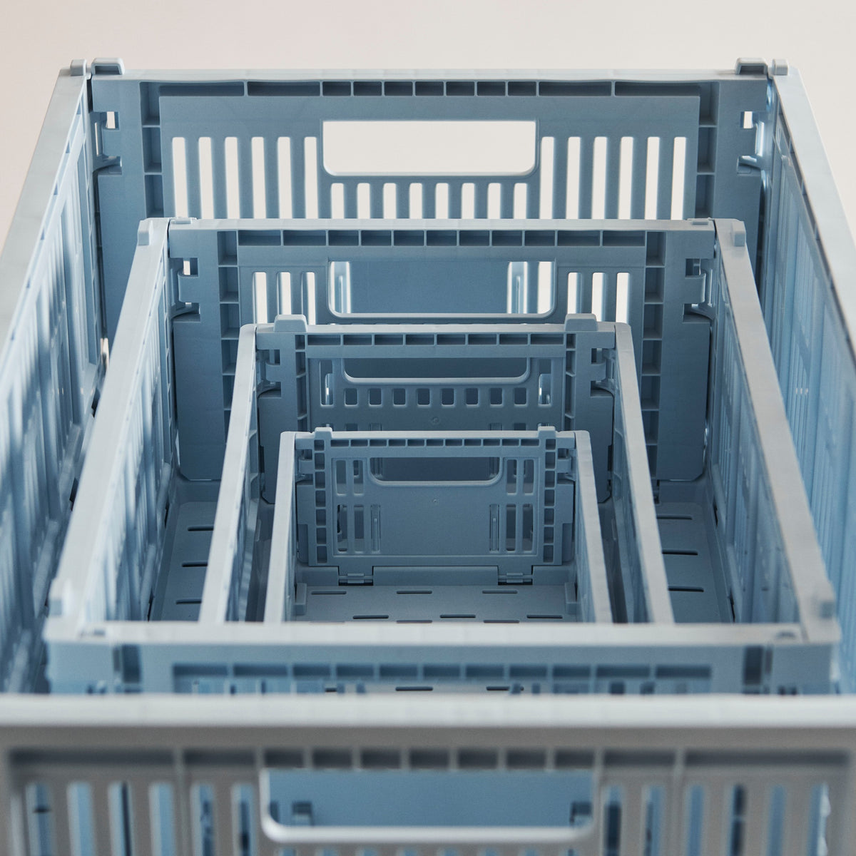 HAY Color Crate Korb Klapp-Box L large Kunststoff recycelt
