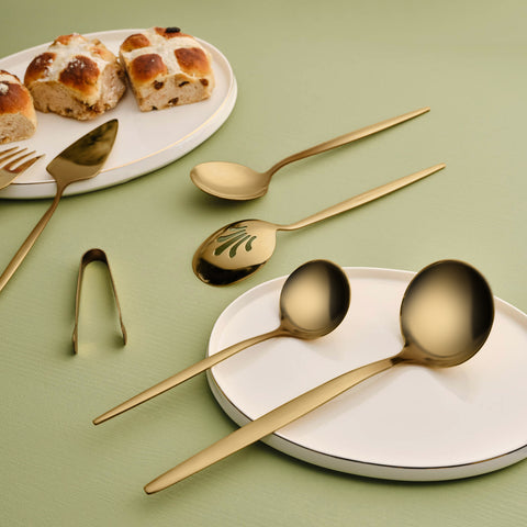 Karaca Orion Matte Gold 7-Delige Service Set