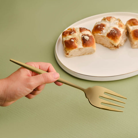 Karaca Orion Matte Gold 7-Piece Service Set