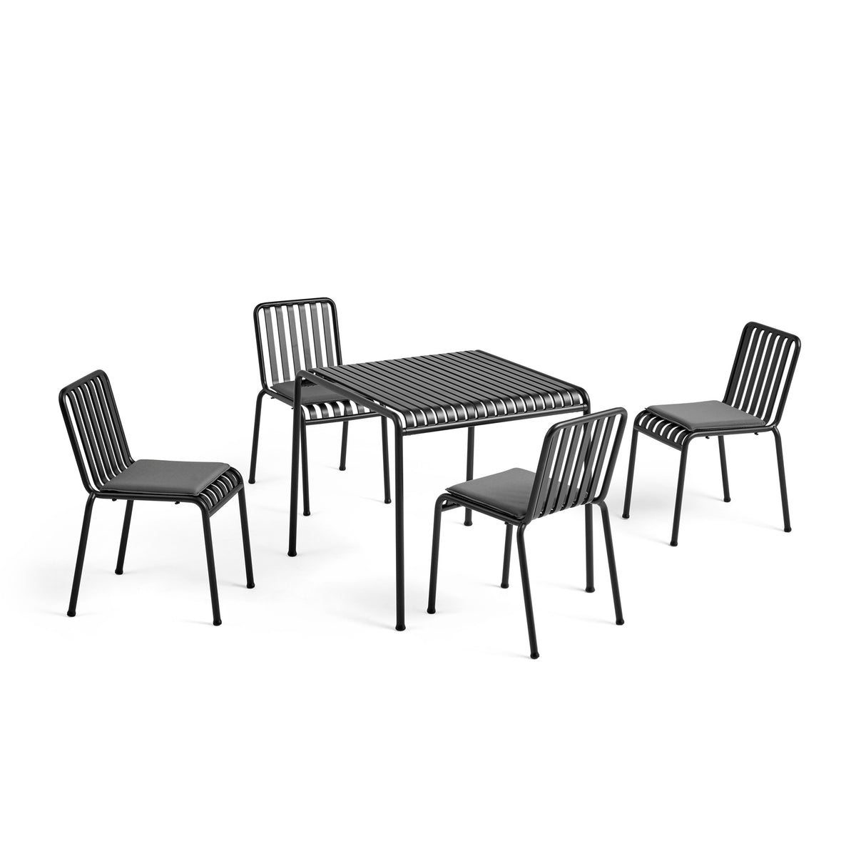 HAY Palissade Table Outdoor-Tisch Stahl 90 x 82,5 H 75 cm